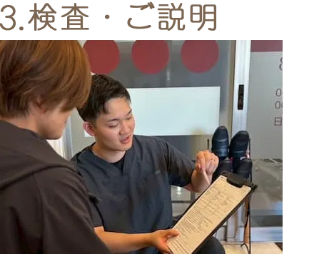 3.検査・ご説明